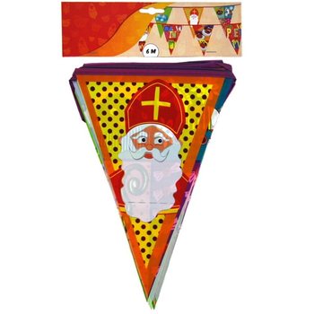 SINTERKLAAS-LIPPUNAUHA 6 METRI&Auml; (5 kpl)