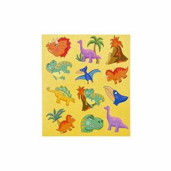 FUN STICKERS &ndash; MALLI: DINOSAURUS (120 kpl)