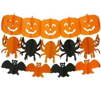 Halloween Paperikoristek&ouml;ynn&ouml;kset Mix &ndash; 300 cm (6 kpl)