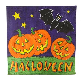 20-osainen Servettisetti - Malli: Halloween (6 settiä)