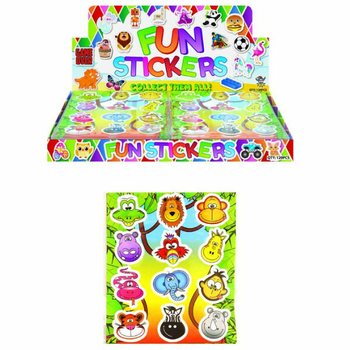 FUN STICKERS – MALLI: VIIDAKON ELÄIMET (120 kpl)