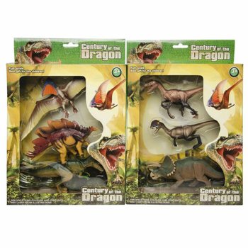 DINOSAURUS 3-OSAINEN LEIKKIHAHMOSETTI - SUURESSA LAHJAPAKKAUKSESSA (1 kpl)
