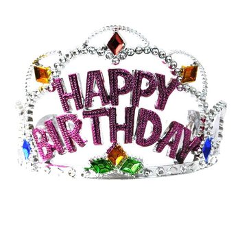 HAPPY BIRTHDAY -kruunu - Malli 3 (12 kpl)