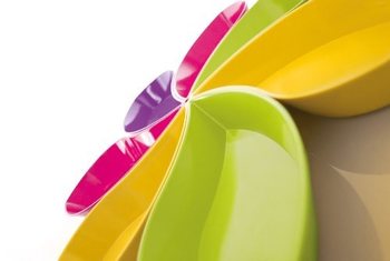 Zak! Designs Flora Lehti Snack-kulhosetti, 7-osainen (1 setti)