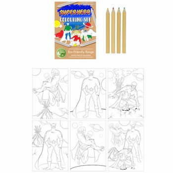 YMP&Auml;RIST&Ouml;YST&Auml;V&Auml;LLINEN SUPERSANKARI PIIRUSTUSSARJA (25 kpl)