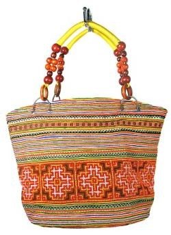 B-FAIR Laukku Beads Ruskea/Keltainen (1 kpl)