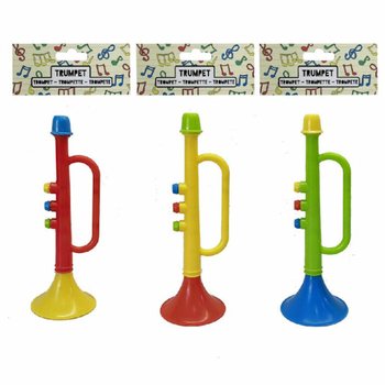 Lelutrumpetti - Korkeus 15 cm - V&auml;risuora (12 kpl)