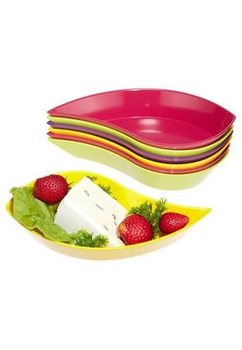 Zak! Designs Flora Lehti Snack-kulhosetti, 7-osainen (1 setti)