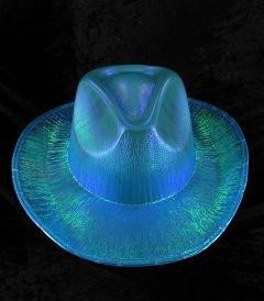 GLITTERIKOWBOYHATTU - SININEN (6 kpl)