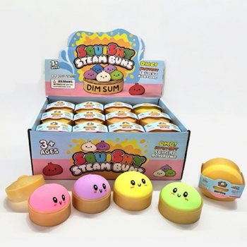 RAGE - Squishy Dumpling -nyytit PIENI (Koko 5.5 x 5.5 x 3 cm) - Viral 2026 Fidget-lelu (24 kpl)
