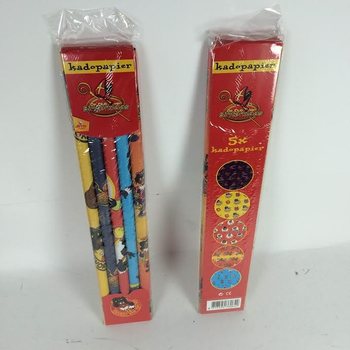 5-osainen Lahjapaperisetti 'De Club van Sinterklaas'