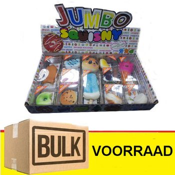 *** TUKKUTARJOUS *** JUMBO SQUISHY Myyntitelineess&auml; (288 kpl) - TRENDI!