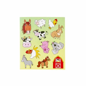 FUN STICKERS &ndash; MALLI: MAATILAN EL&Auml;IMET (120 kpl)