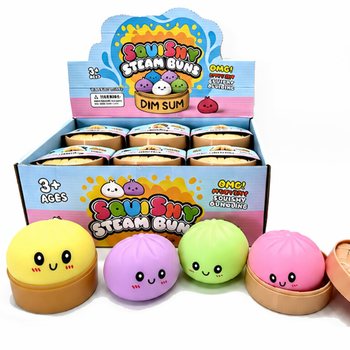RAGE - Iso Dumpling Squishy-nyssykk&auml; (8,5 x 8,5 x 4,8 cm) - Viral 2026 Fidget Toy (12 kpl)