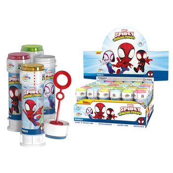 Spidey Spiderman Amazing Friends Saippuakuplat - 60ml - Teline (36 kpl)