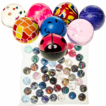 Mix Pomppupallot Ø 3,2 cm (50 kpl)