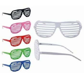 SHUTTER SHADES -LASIT - VÄRIVALIKOIMA (27 kpl)