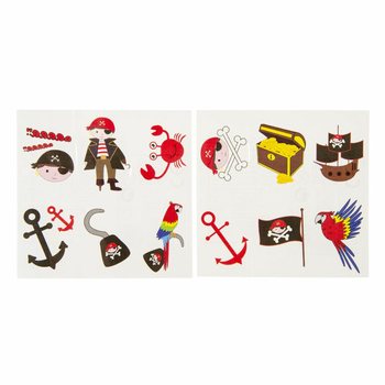 Merirosvo-tatuoinnit - Display (96 kpl)