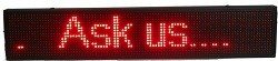 Auton LED-Valokyltti Juoksevalla Tekstill&auml; 12V - 100x20 cm