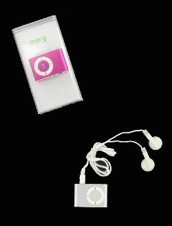 MP3-soitin Korvanapeilla - 4GB (Lajitellut Värit)