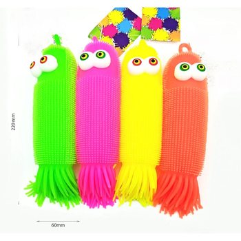 Puffer-mustekalapallo - 20 cm - Myyntitelineessä (12 kpl)