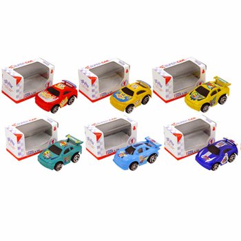 Pienet Pull Back -autot lahjapakkauksessa - Display (24 kpl)