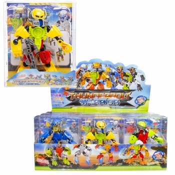 THUNDERBOLT ROBOT WARRIOR TOIMINTAHAHMO DISPLAYSSA (12 kpl)
