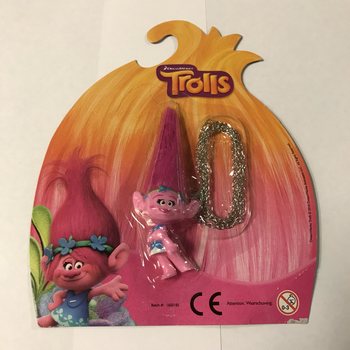 Trolls-hahmo ketjulla kortissa (12 kpl)