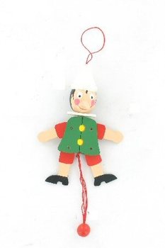 Puinen S&auml;tkynukke Pinokkio (4 kpl.)