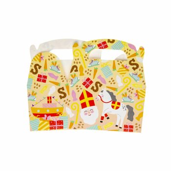 Sinterklaas herkkulaatikko 12x12,5x6 cm (12 kpl)