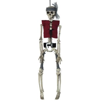 Riippuva merirosvoluuranko 40 cm (6 kpl) - Halloween-koristeet tukkuhintaan