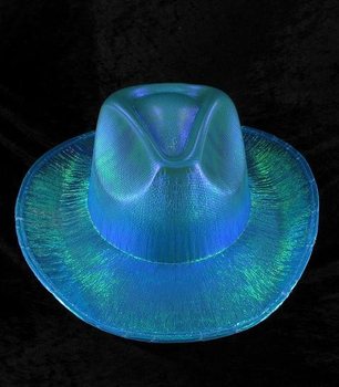GLITTERIKOWBOYHATTU - SININEN (6 kpl)