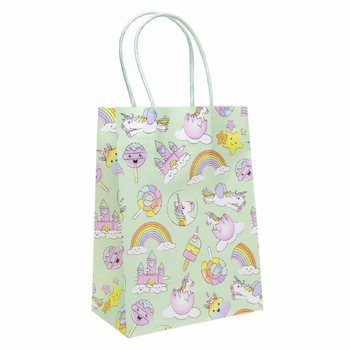 Yksisarvinen Paperiset Lahjapussit - 12 kpl (16x9x22 cm)