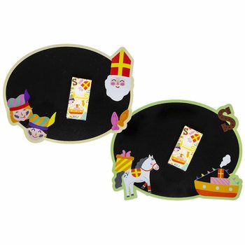 Sinterklaas-liitutaulu liitupaketilla (24 kpl)