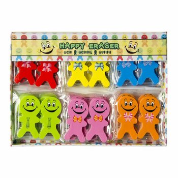 Iloiset Smiley-pyyhekumit 2-osaiset (36 setti&auml;)