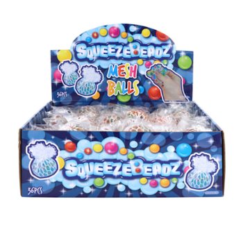 Squeezy Beadz Verkkopallot Display-laatikossa (36 kpl)