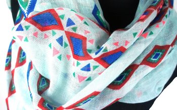 Kaunis mintunvihreä Ibiza-tyylinen huivi (1 kpl)