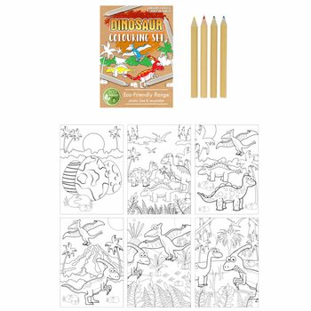 Dinosaurus-piirustussarja ECO FRIENDLY (25 kpl)