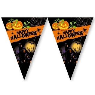 Happy Halloween Lippuviiri - 2,3 Metriä (6 kpl)