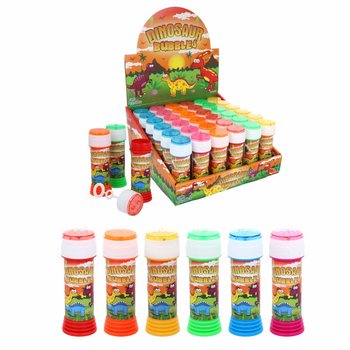 Dinosaurus saippuakuplat 50ml kärsivällisyyspelillä - Display 36 kpl
