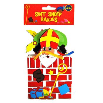 4-osainen Sinterklaas-karkkiastiasetti (12 setti&auml;)
