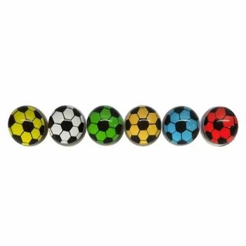 Pomppupallot Jalkapallo Mix - Ø 3,2 cm (50 kpl)