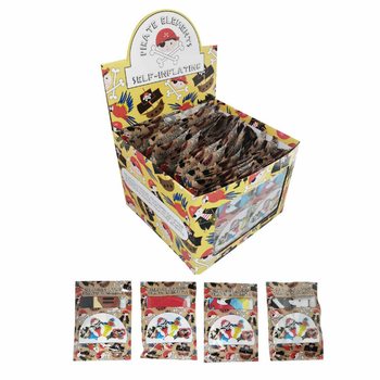 Itset&auml;yttyv&auml;t Merirosvo-k&auml;si-ilmapallot (48 kpl)