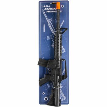 M16 rätisevä leikkikivääri kortilla (6 kpl)
