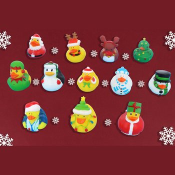Mix Joulu Kylpyankat 6cm (12 kpl) - Juhlalliset Lahjat