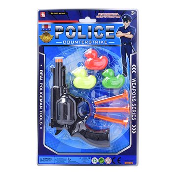 Poliisi-leikkisetti kortilla - 2 eri mallia (6 kpl)
