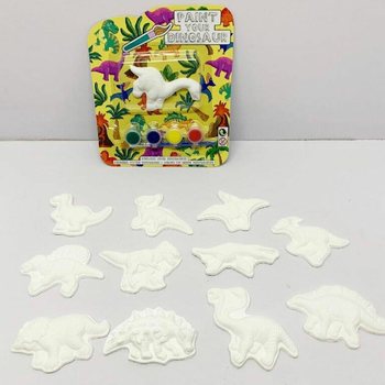 Maalaa oma dinosaurus -kortti (12 kpl)
