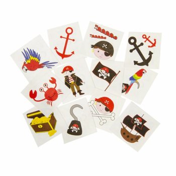 Fun Tattoo's - Merirosvo (48 pakkausta)