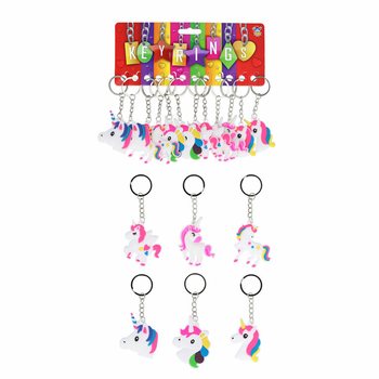 Yksisarvinen Avaimenperät - Unicorn (12 kpl)