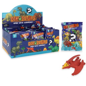 Yll&auml;tyspussi / Blindbag - Teema: Dinosaurukset myyntitelineess&auml; (60 kpl)